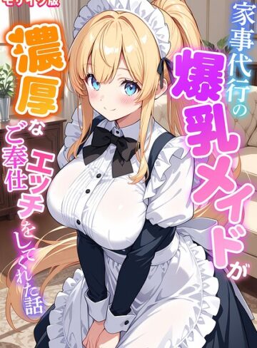 【StudioSR】家事代行の爆乳メイドが濃厚なご奉仕エッチをしてくれた話 モザイク版❤購入ページへ